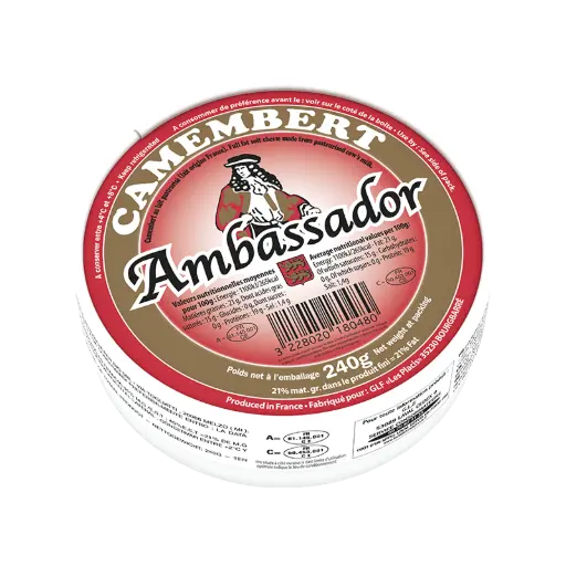[ART-00301] CAMEMBERT FRAIS EMBASSADOR 240G 