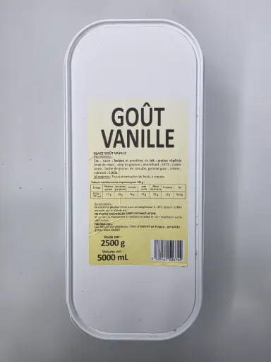 [ART-00872] GLACE VANILLE 5L/2,5KG
