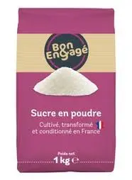 [ART-01193] SUCRE EN POUDRE 1KG BON & ENGAGE