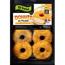 [ART-01492] DONUTS DE POULET AUX PEPITES DE FROMAGE 800G ID HALAL {C4}