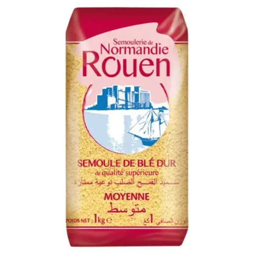 [ART-02429] SEMOULE DE BLE MOYENNE 1KG SDN ROUEN