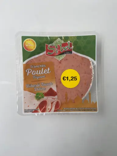[ART-04075] TRANCHE DE POULET EPICE  SIBEL 200G {C12}