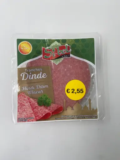 [ART-04079] TRANCHE DE DINDE SIBEL 200G {C12}
