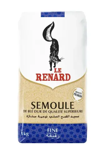 [ART-04707] SEMOULE DE BLE FIN 1KG RENARD {1KG*10*}