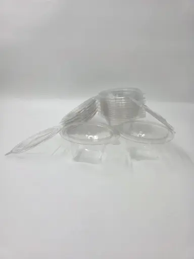 [ART-05314] BARQUETTE SALADE 250ML + COUVERCLE CHARNIERE X50
