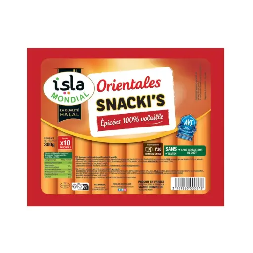 [ART-05335] ORIENTALES SNACKI'S POULET AVS 300G ISLA MONDIAL