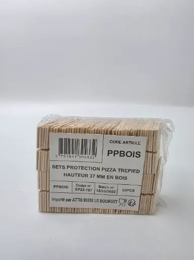 [ART-05457] PROTECTION PIZZA TREPIED 50PCS