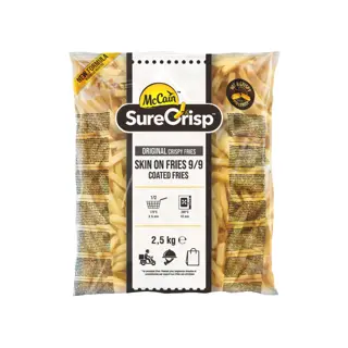 [ART-06056] FRITES SKIN ON FRIES 9/9 SURECRISP MCCAIN {2.5KGX4}