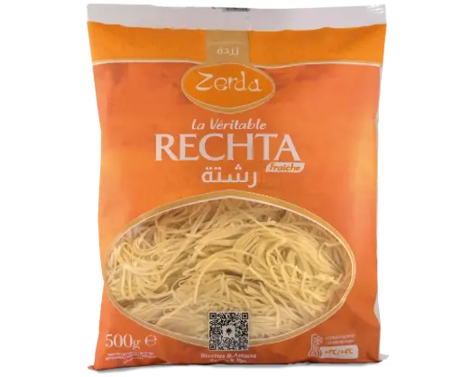 [ART-06443] RECHTA PATES FRAICHES ZERDA 500G {C10}