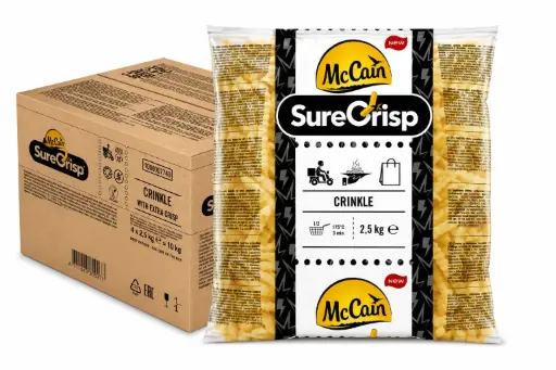 [ART-06539] FRITES CRINKLE SURECRISP MCCAIN 2,5KGX4