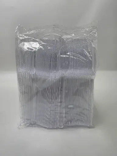 [ART-06547] COUTEAU PLASTIQUE CRISTAL X100PCS