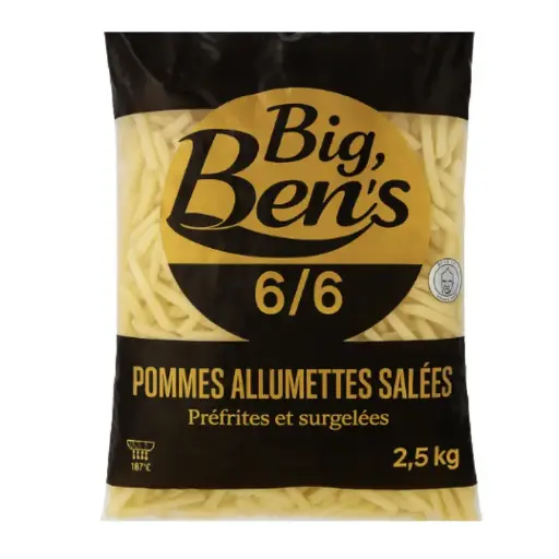 [ART-06840] FRITES 6/6 BIG BEN'S 2,5KGX4