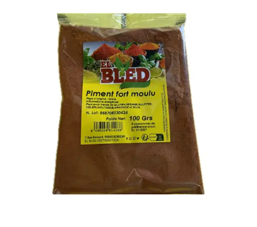 [ART-07024] PIMENT FORT MOULU 100GR EL BLED
