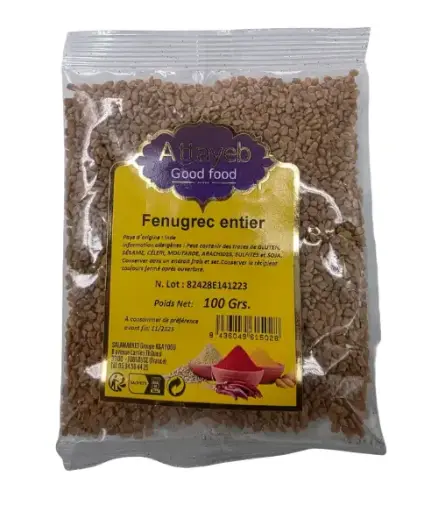 [ART-07030] FENUGREC ENTIER 100GR ATTAYEB