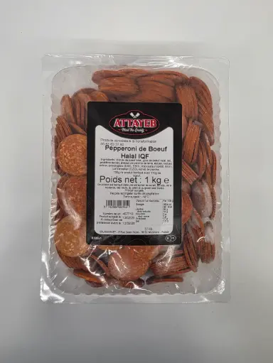 [ART-07122] PEPPERONI DE BOEUF TRANCHE 1KG ATTAYEB MTQ