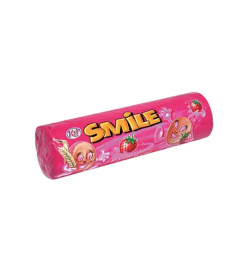 [ART-07227] Biscuits Smile Fourrés Crème goût Fraise 190g