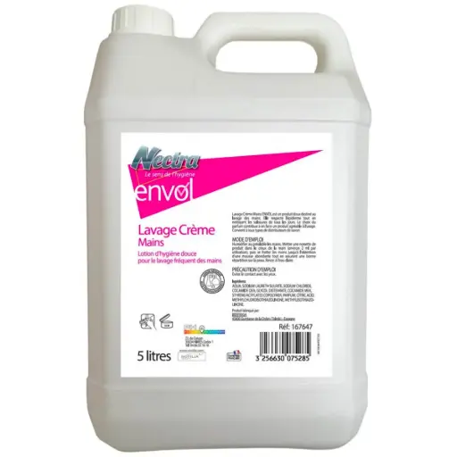 [ART-07649] LAVAGE CRÈME MAINS ENVOL 5L NECTRA