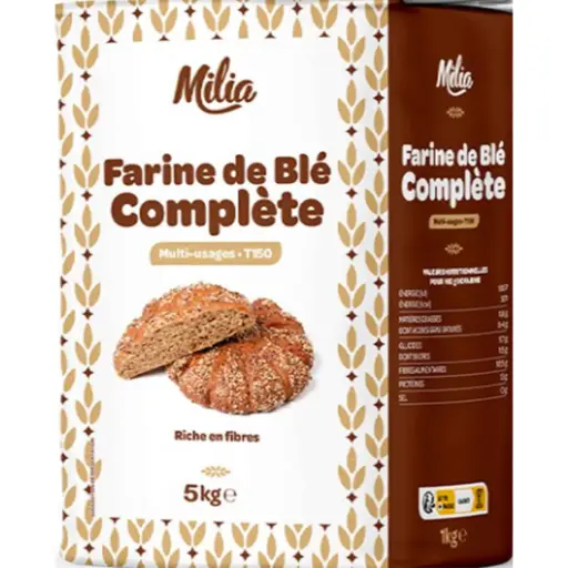[ART-07757] FARINE DE BLE COMPLETE MILIA 5KG