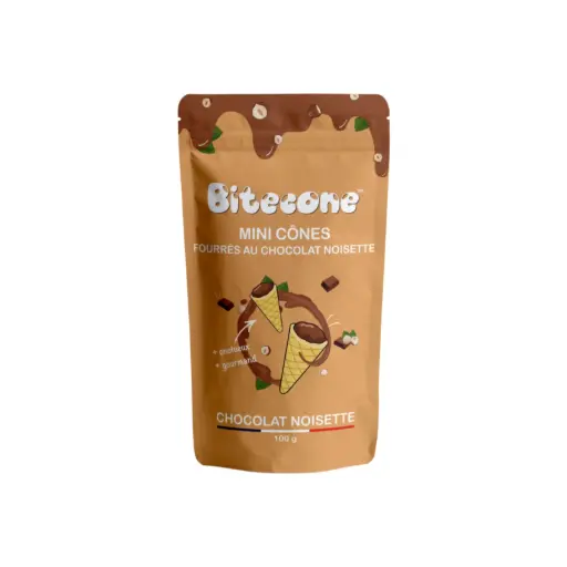 [ART-07874] BITECONE CHOCOLAT NOISETTE 100G