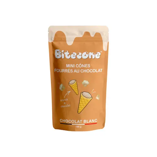 [ART-07875] BITECONE CHOCOLAT BLANC 100G