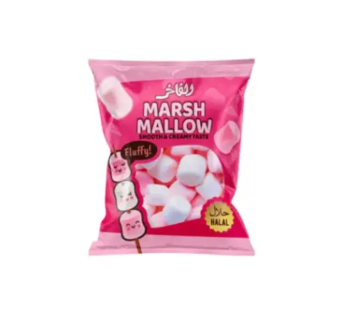 [ART-07904] MARSHMALLOW SMOOTH & CREAMY TASTE MINIS SACHET ROSE HALAL 65G ALKHIER