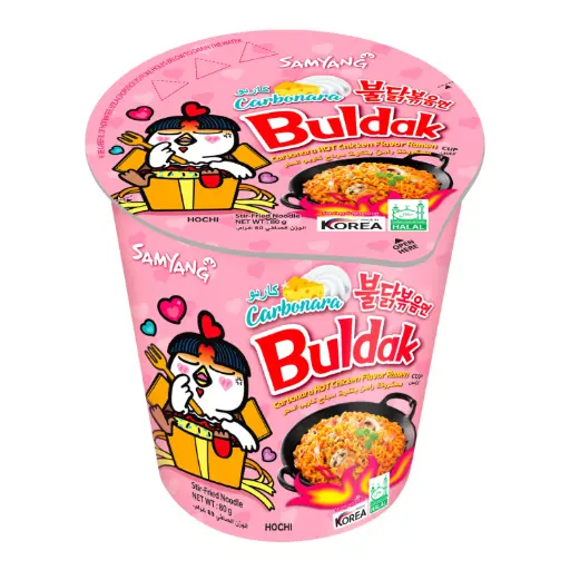 [ART-08048] BULDAK HOT CHICKEN CARBO CUP 80G