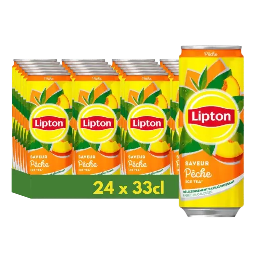 [ART-00060] LIPTON ICE TEA PECHE 33CL X24 SLIM FR