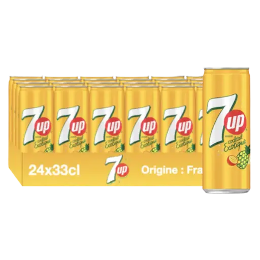 [ART-00217] 7UP COCKTAIL EXOTIQUE 33CL X24