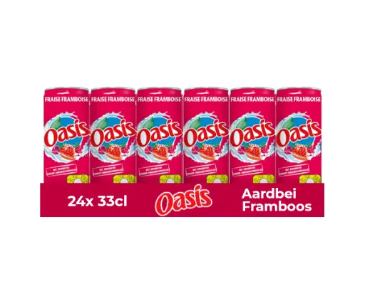 [ART-00517] OASIS FRAISE FRAMBOISE 33CL X24