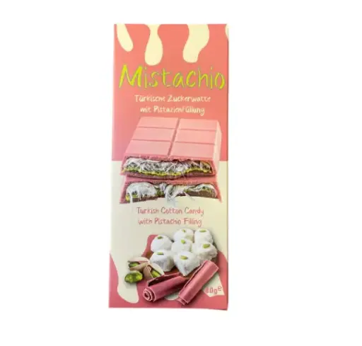 [ART-08098] MISTACHIO CHOCOLAT RUBY & BARBE A PAPA 80G