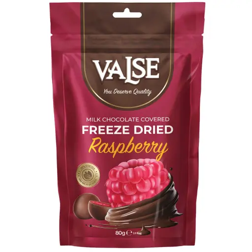 [ART-08138] VALSE RASPBERRY FREEZE DRIED MILK CHOCOLATE 80G