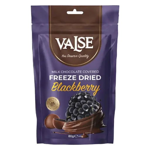 [ART-08134] VALSE BLACKBERRY FREEZE DRIED MILK CHOCOLATE 80G