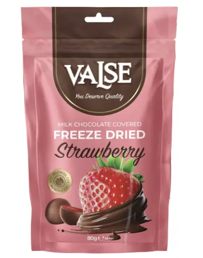 [ART-08139] VALSE STRAWBERRY FREEZE DRIED MILK CHOCOLATE 80G