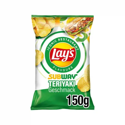 [ART-07570] CHIPS LAY'S ICONIC SUBWAY TERIYAKI 150G