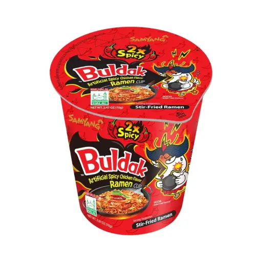 [ART-08072] BULDAK HOT CHICKEN 2x SPICY FLAVOR RAMEN CUP 70G