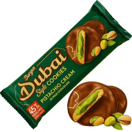 [ART-08075] DUBAI STYLE COOKIES PISTACHIO CREAM 96G BERGEN