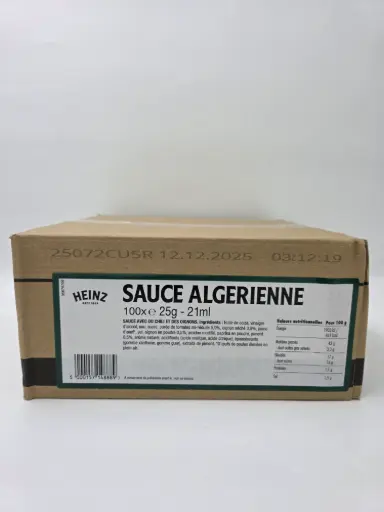 [ART-05138] Sauce Algérienne coupelle 25G X100 HEINZ