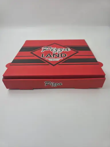 [ART-00411] BOITE PIZZA "PIZZA LAND" 31CM X100PCS