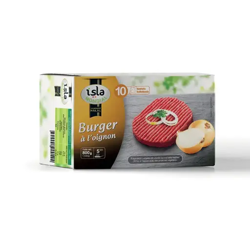 [ART-01846] STEAK BURGER A L'OIGNON AVS ISLA MONDIAL 800G