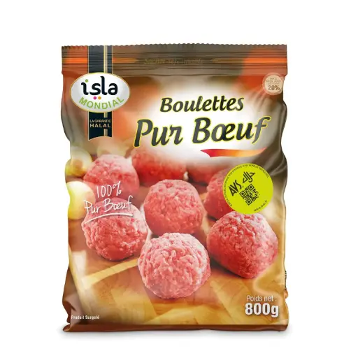 [ART-06513] BOULETTES PUR BOEUF AVS 800G ISLA MONDIAL