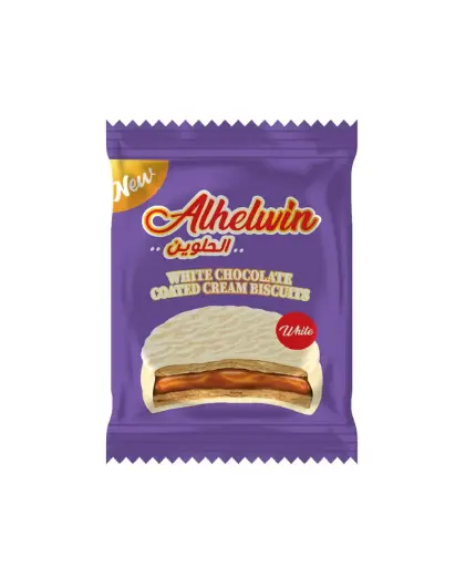 ALHELWIN BISCUIT CHOCOLAT BLANC X10
