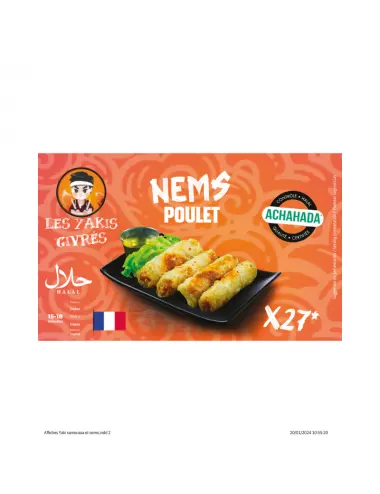 Nems Poulet Les Yakis Givrés x10 370g