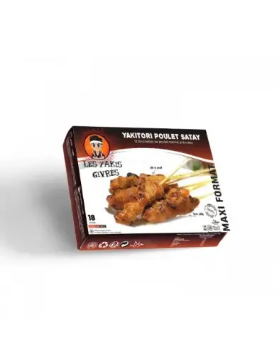 [ART-07054] YAKITORI POULET SATAY X6 LES YAKIS GIVRÉS