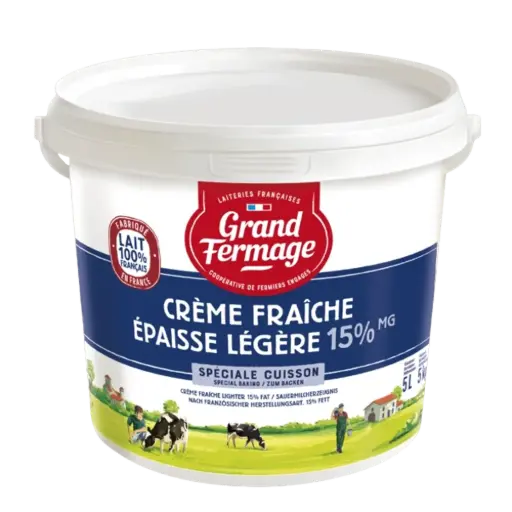 [ART-04479] CREME FRAICHE 15% GRAND FERMAGE 5L
