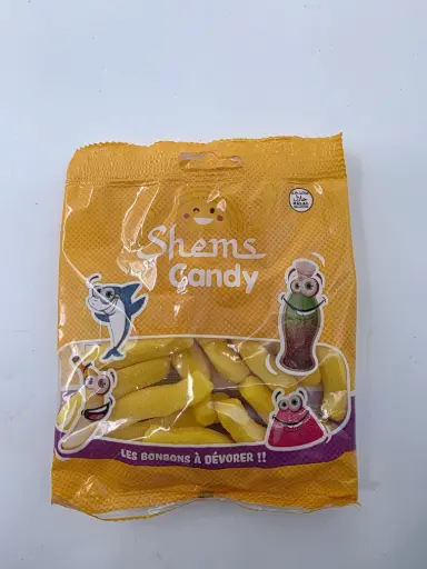 Bananes sucrées Halal Shems Candy 100g x 18