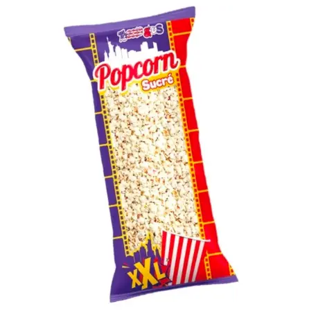 SACHET XXL POP-CORN 300G SUCRE EN BOX PAV 1/4 DE PAL X 24