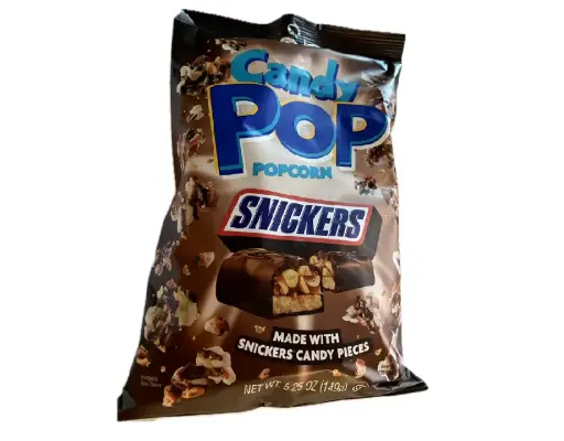 POPCORN CANDY POP SNICKERS 12 X 149G CANDY POP SAVEUR SNICKERS