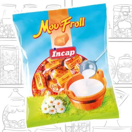 INCAP MOU FROLL BONBONS MILK TOFFEE 225G