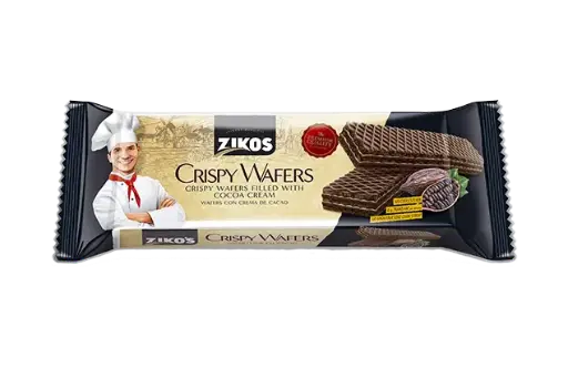 ZIKOS CRISPY WAFERS CACAO CREAM & HAZELNUT 255G X 6