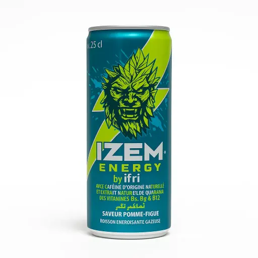 IZEM ENERGY POMME FIGUE CAN 25CL X12